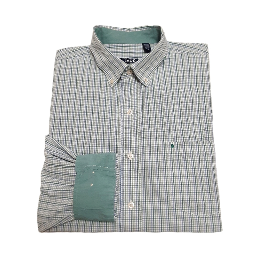 Izod Button Up Shirt Mens XL